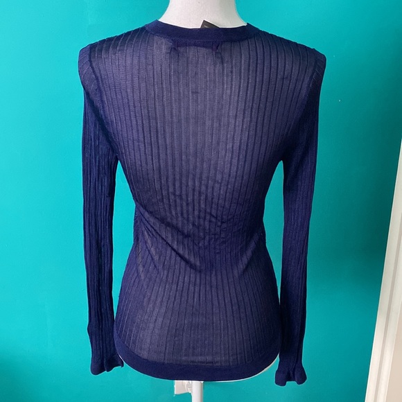 🥭 (4 for $15) IDI By Mathew Blue Cardigan - Picture 3 of 9